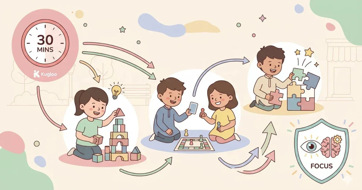 How 30 Minutes of Structured Play Builds Strong Attention in Kids