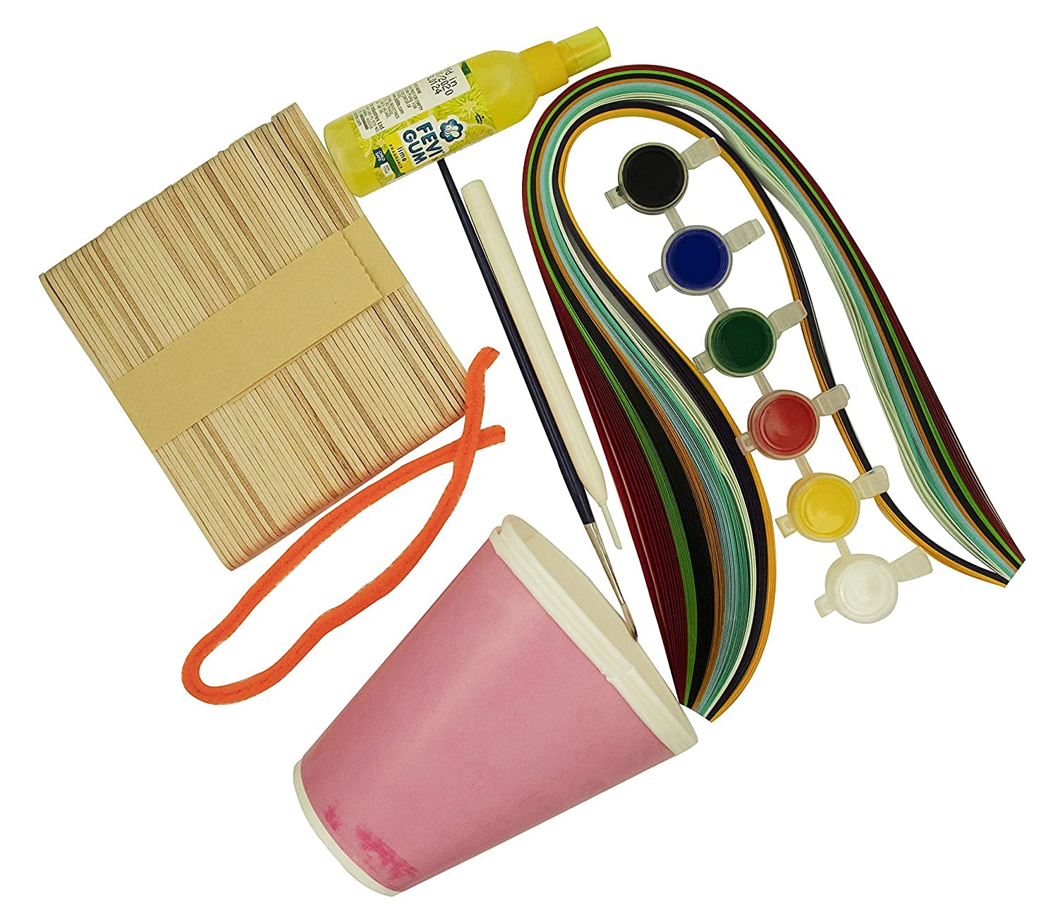 4 in 1 Craft Box for Kids | Classical Craft Kit | Paper Cut Puppets Cards