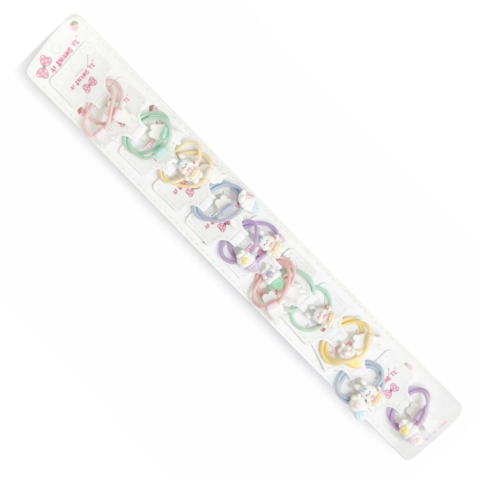 Baby Hair Ties for Girls - 10 Pcs Elastic Bands for Thin Hair