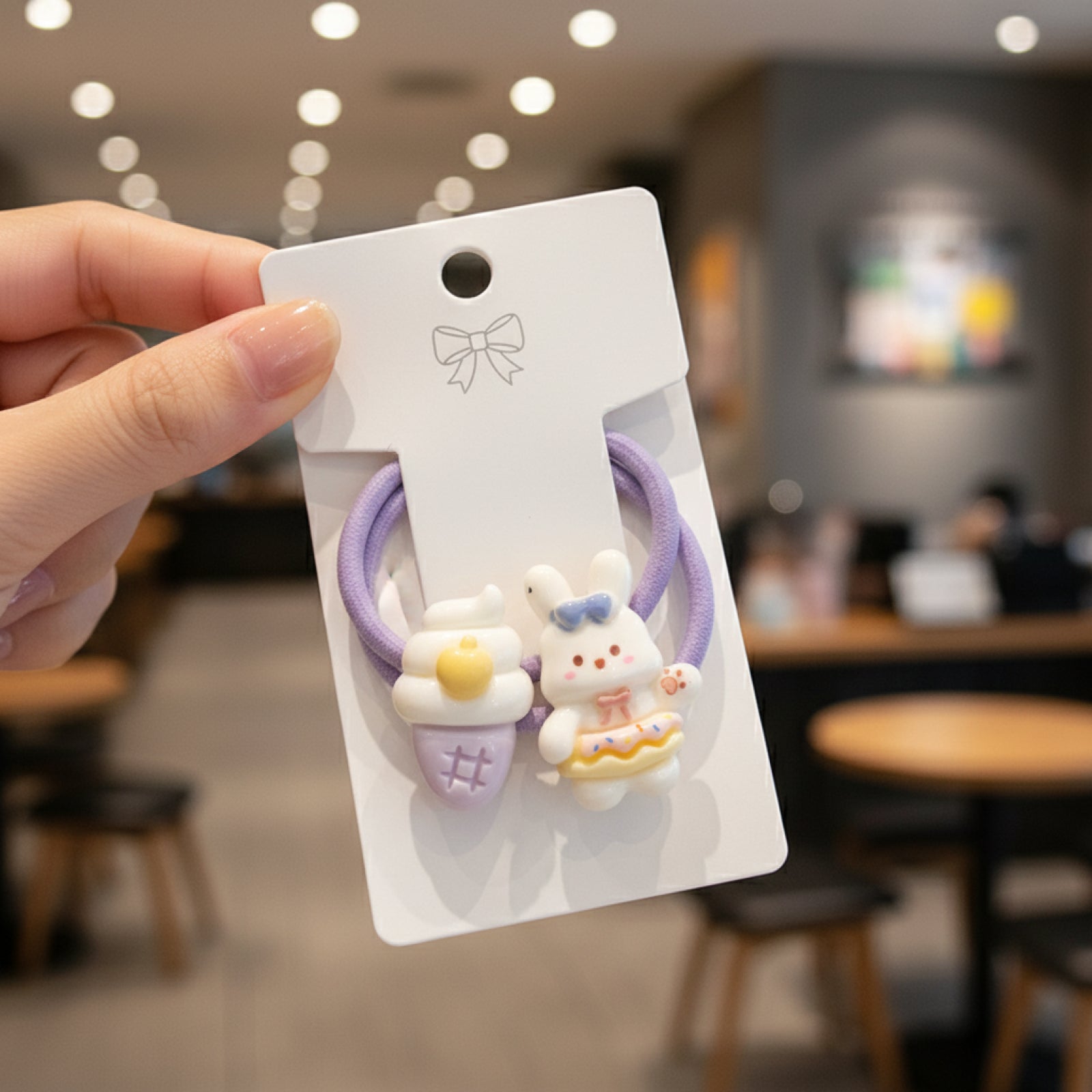 Baby Hair Ties for Girls - 10 Pcs Elastic Bands for Thin Hair