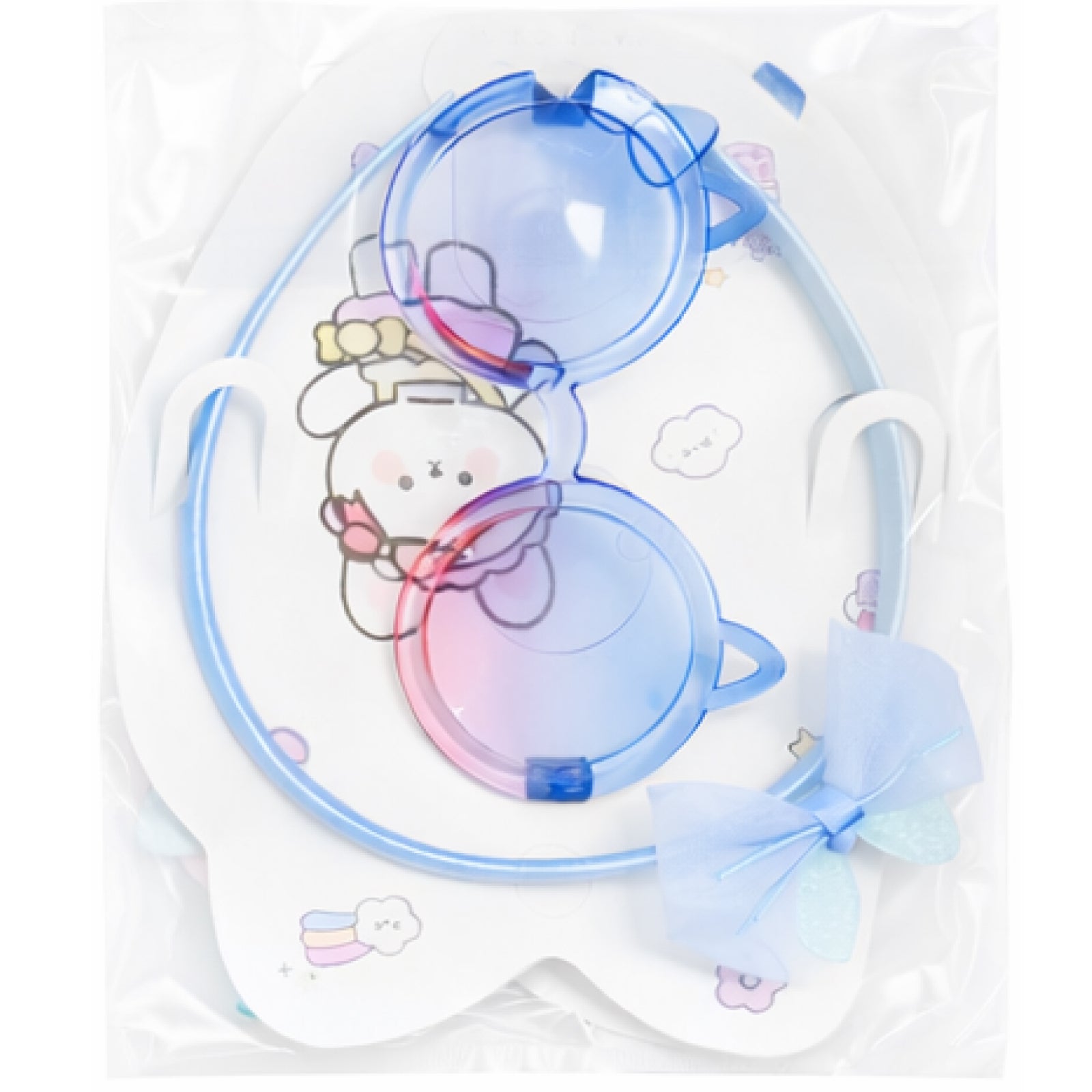 Blue Cartoon sunglasses with headband