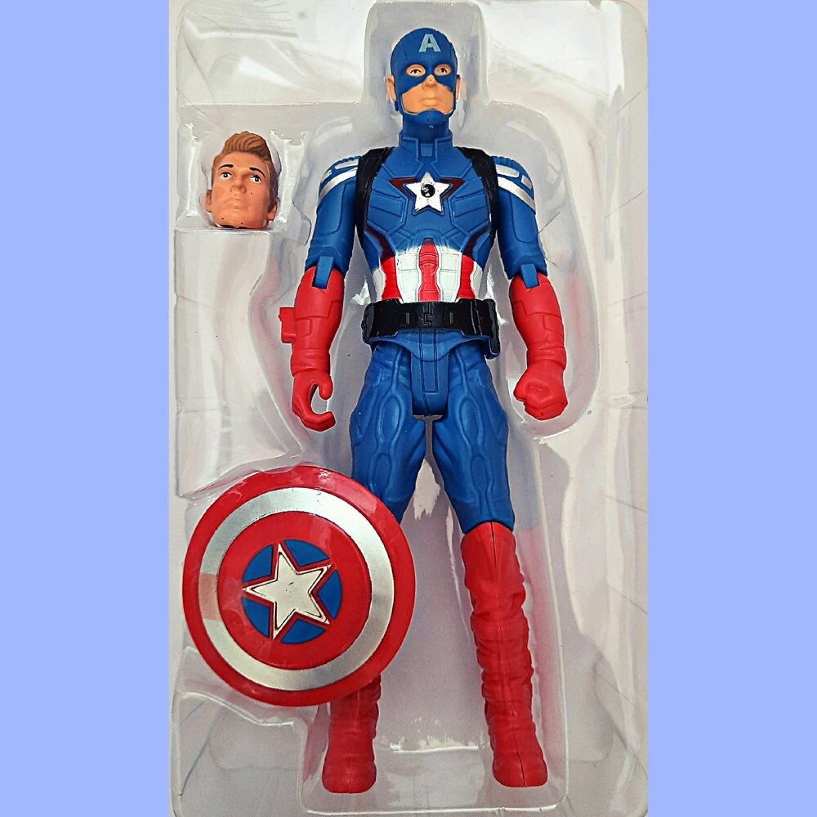 12 Inch Captain America Action Figure - Avengers Ultron Hero Toy