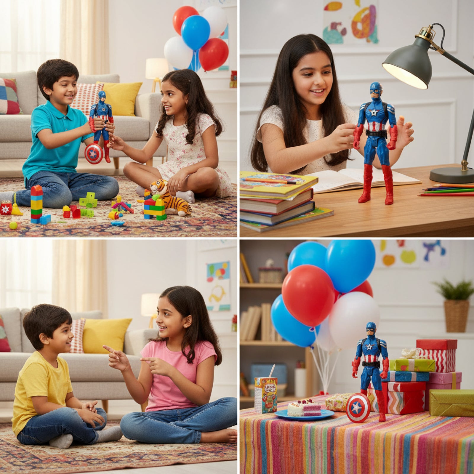 12 Inch Captain America Action Figure - Avengers Ultron Hero Toy