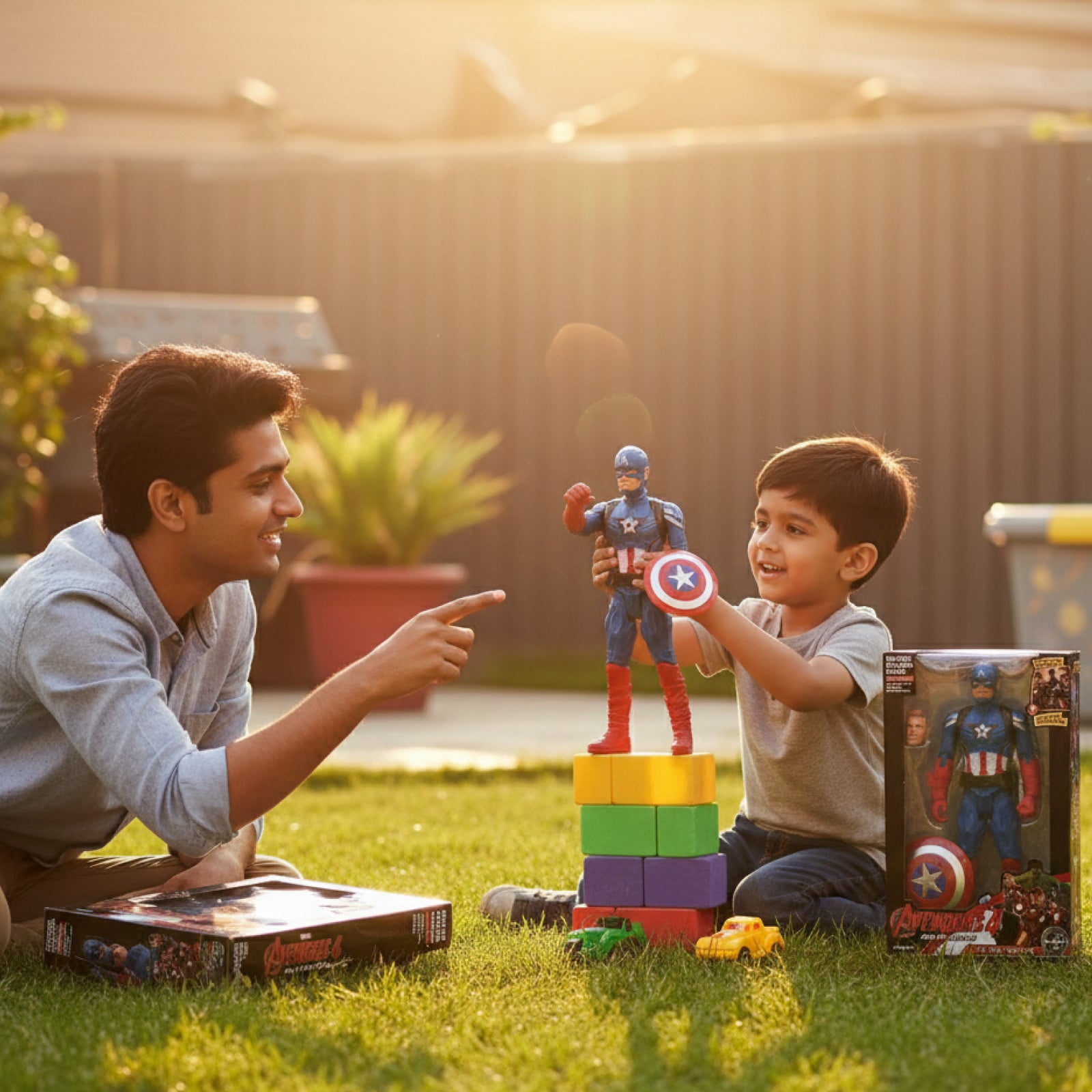 12 Inch Captain America Action Figure - Avengers Ultron Hero Toy