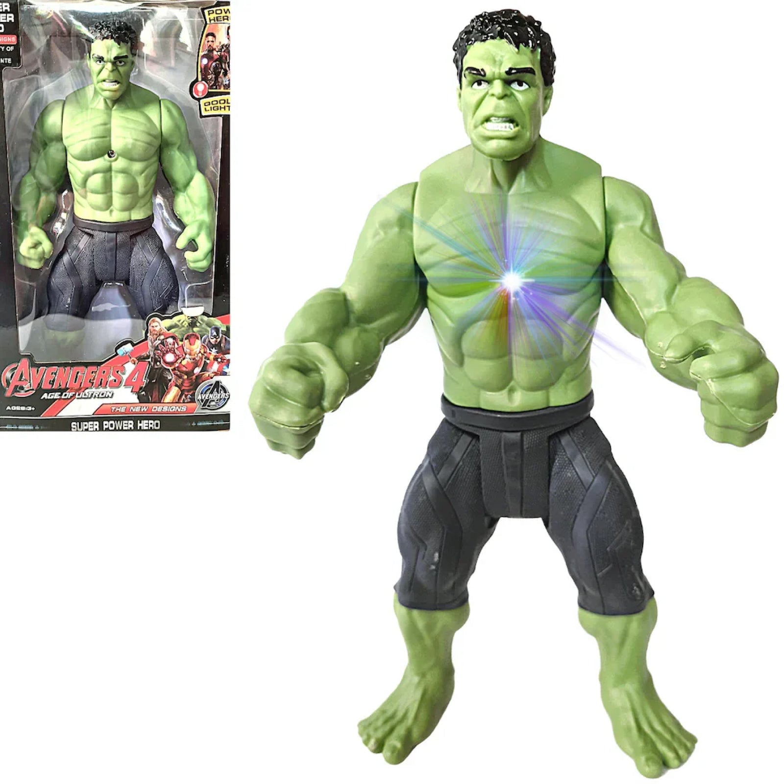 12 Inch Hulk Action Figure - Avengers Age of Ultron Superhero Toy