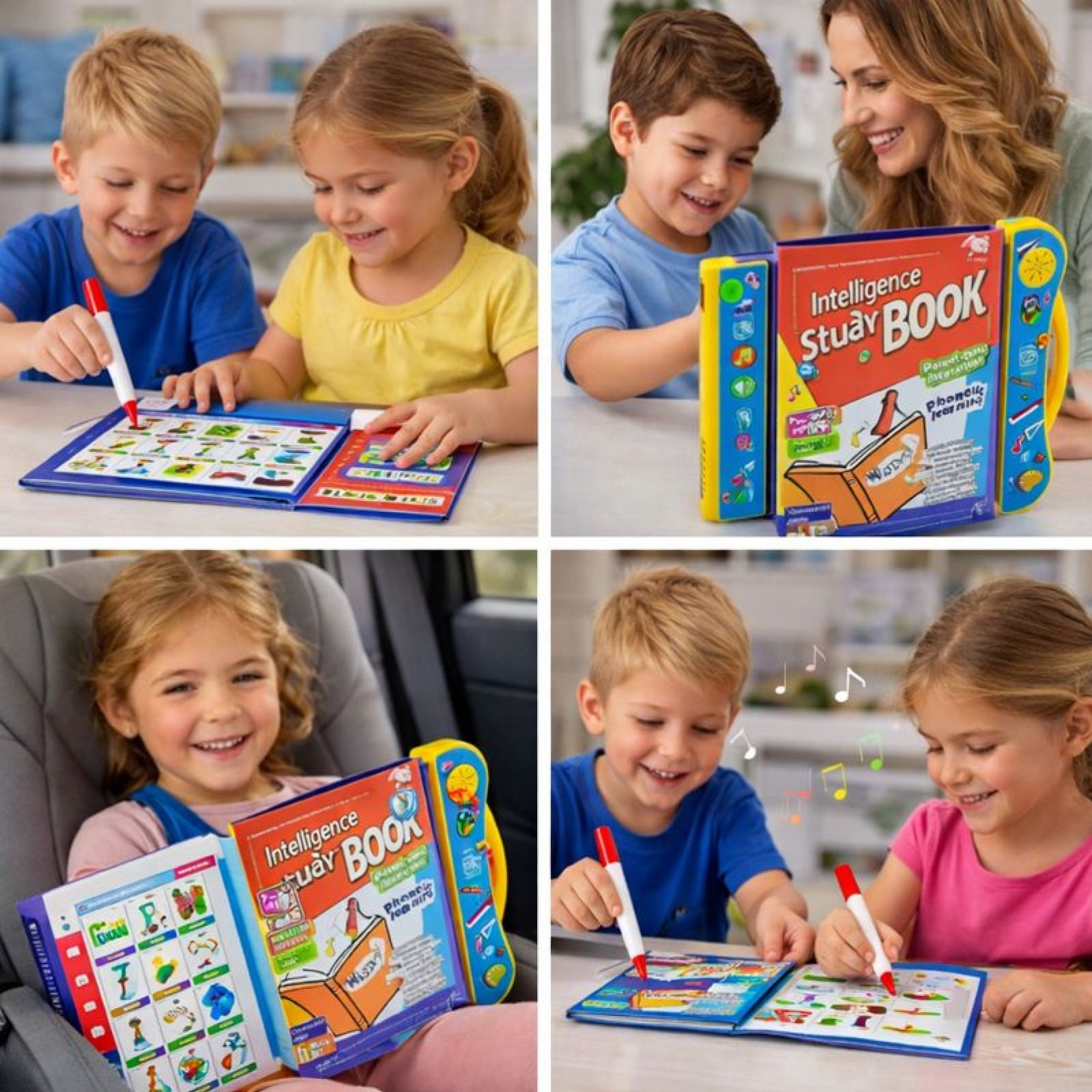 Interactive Sound Book for Kids | English Letters Words Learning Toy