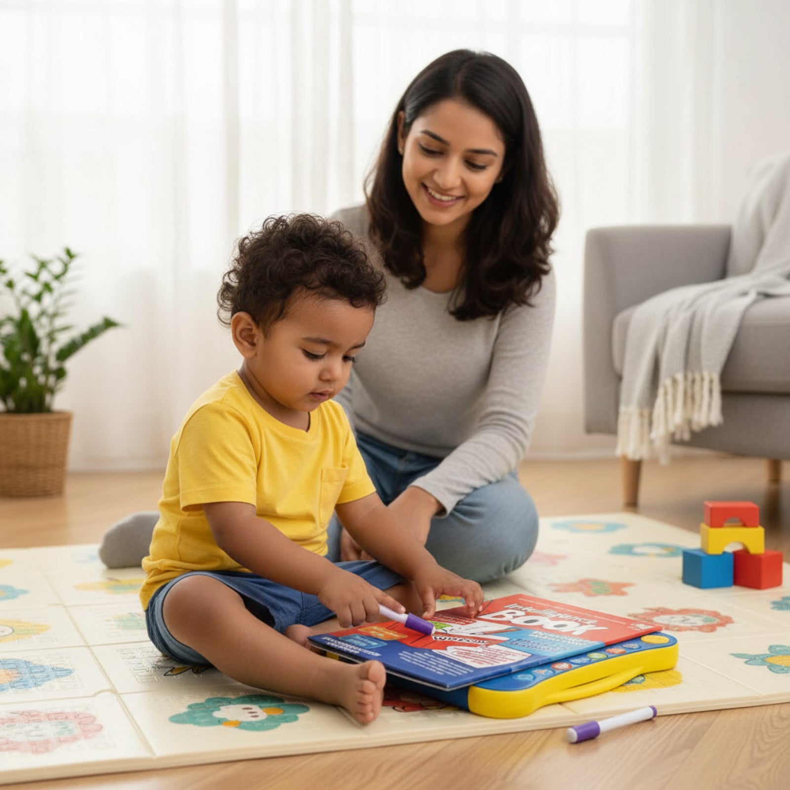 Interactive Sound Book for Kids | English Letters Words Learning Toy