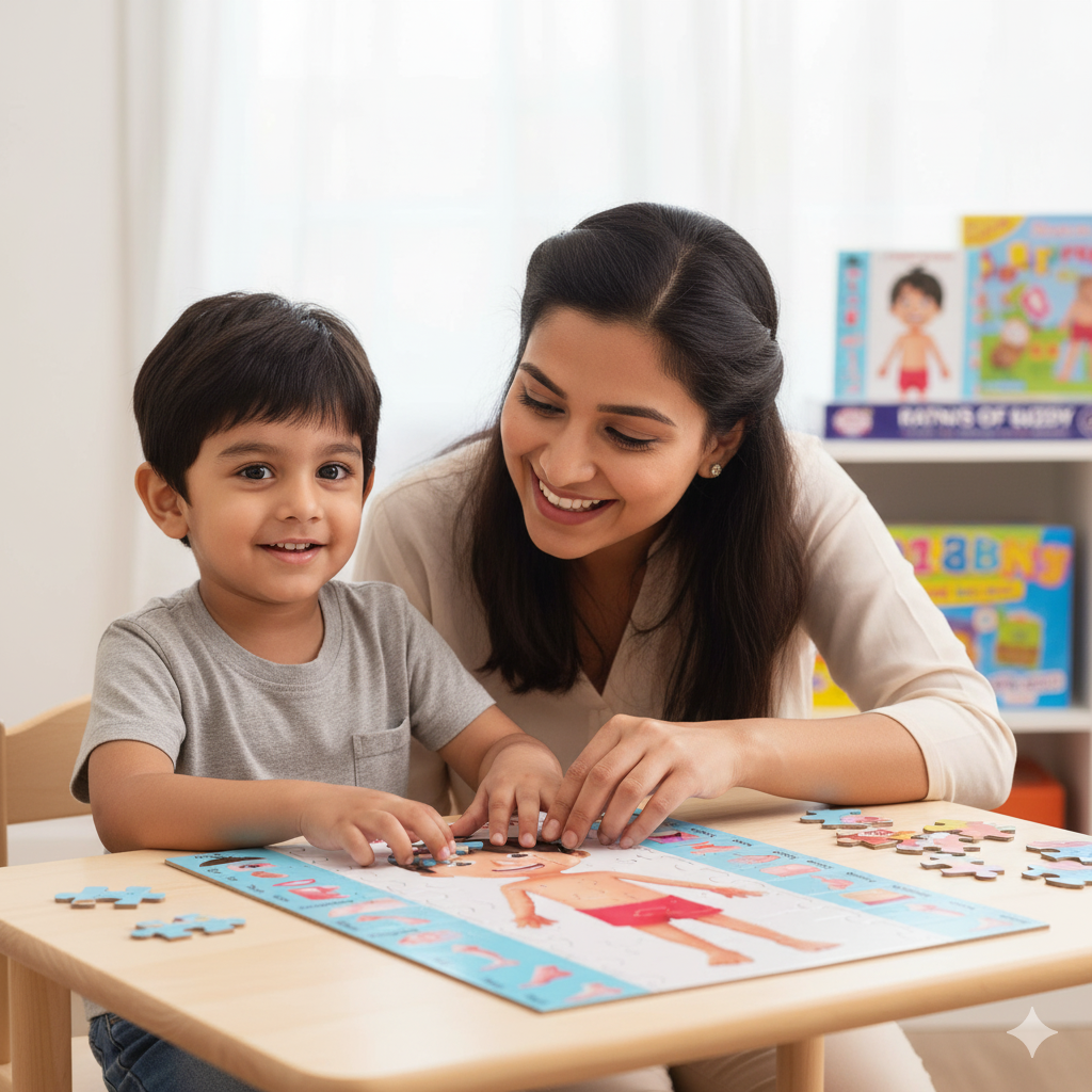 Knowledge Bank Jigsaw Junior - Educational Puzzle for Kids Ages 3-6 | Learning Fun