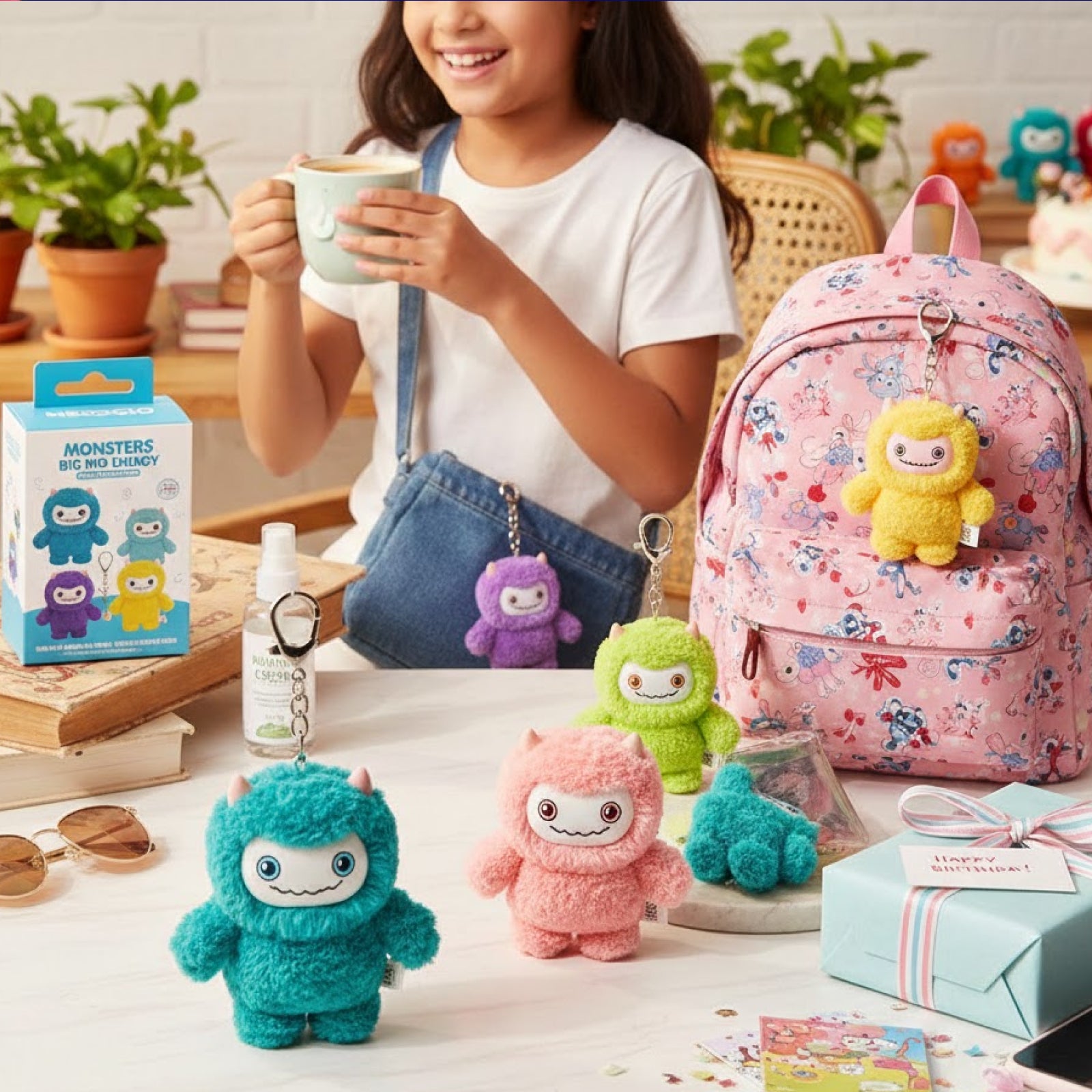 Labubu 3rd Generation Collectible Doll Vinyl Plush Keychain Toy 17cm