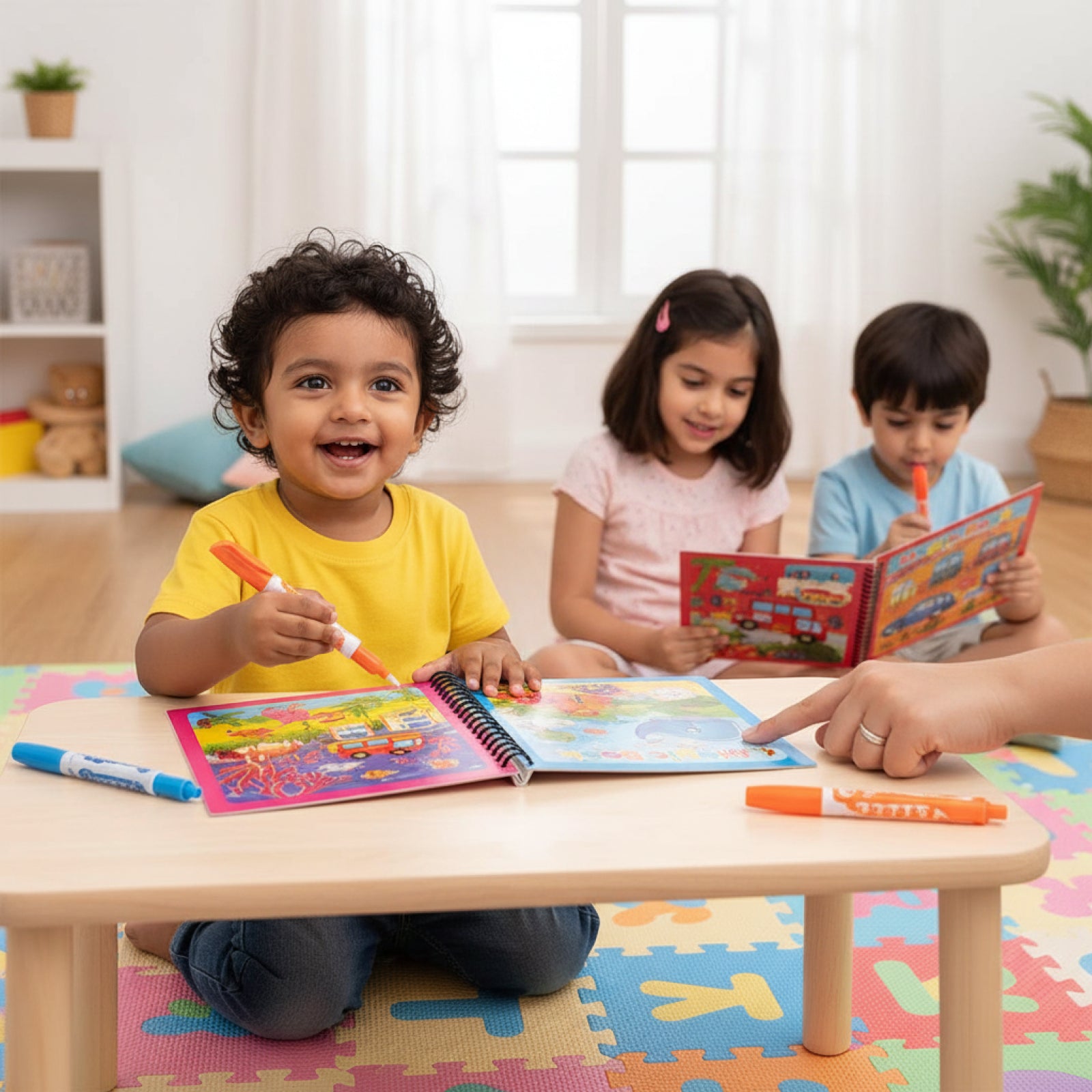 Magic Water Doodle Book - Reusable Coloring Book for Kids