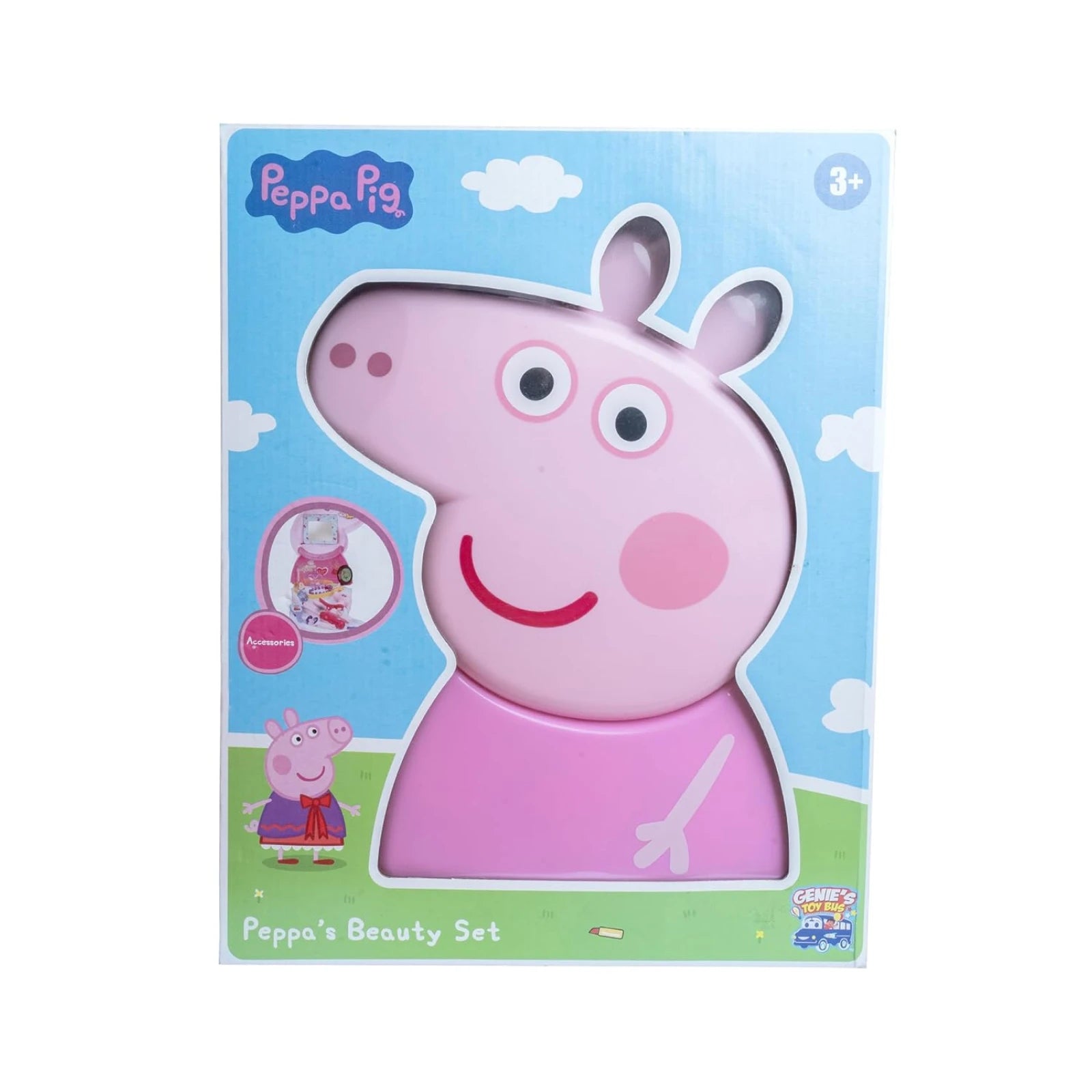 Peppa Pig Beauty Salon Playset – Official Licensed Makeup & Hair Styling Toy with Mirror & 20+ Accessories for Kids