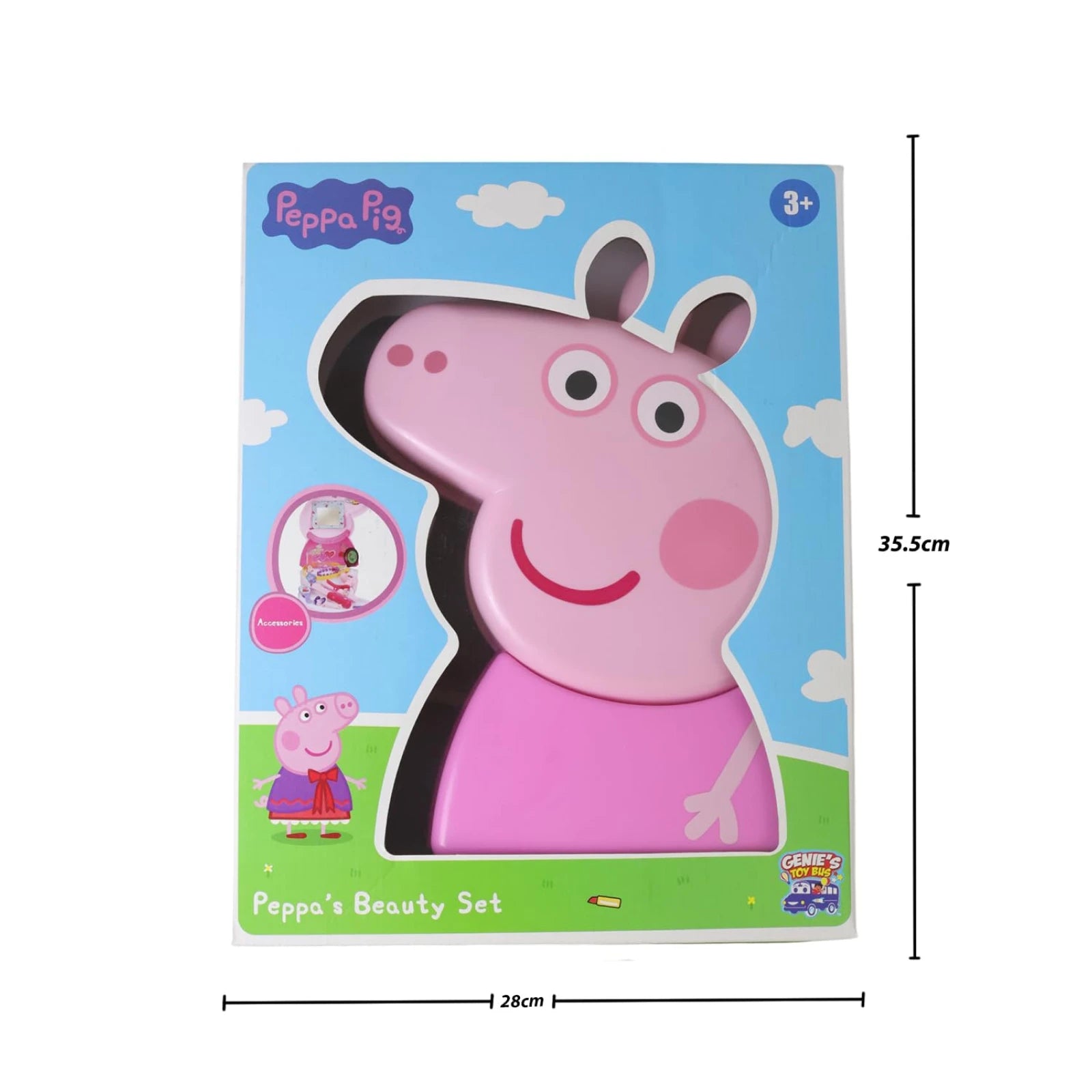 Peppa Pig Beauty Salon Playset – Official Licensed Makeup & Hair Styling Toy with Mirror & 20+ Accessories for Kids
