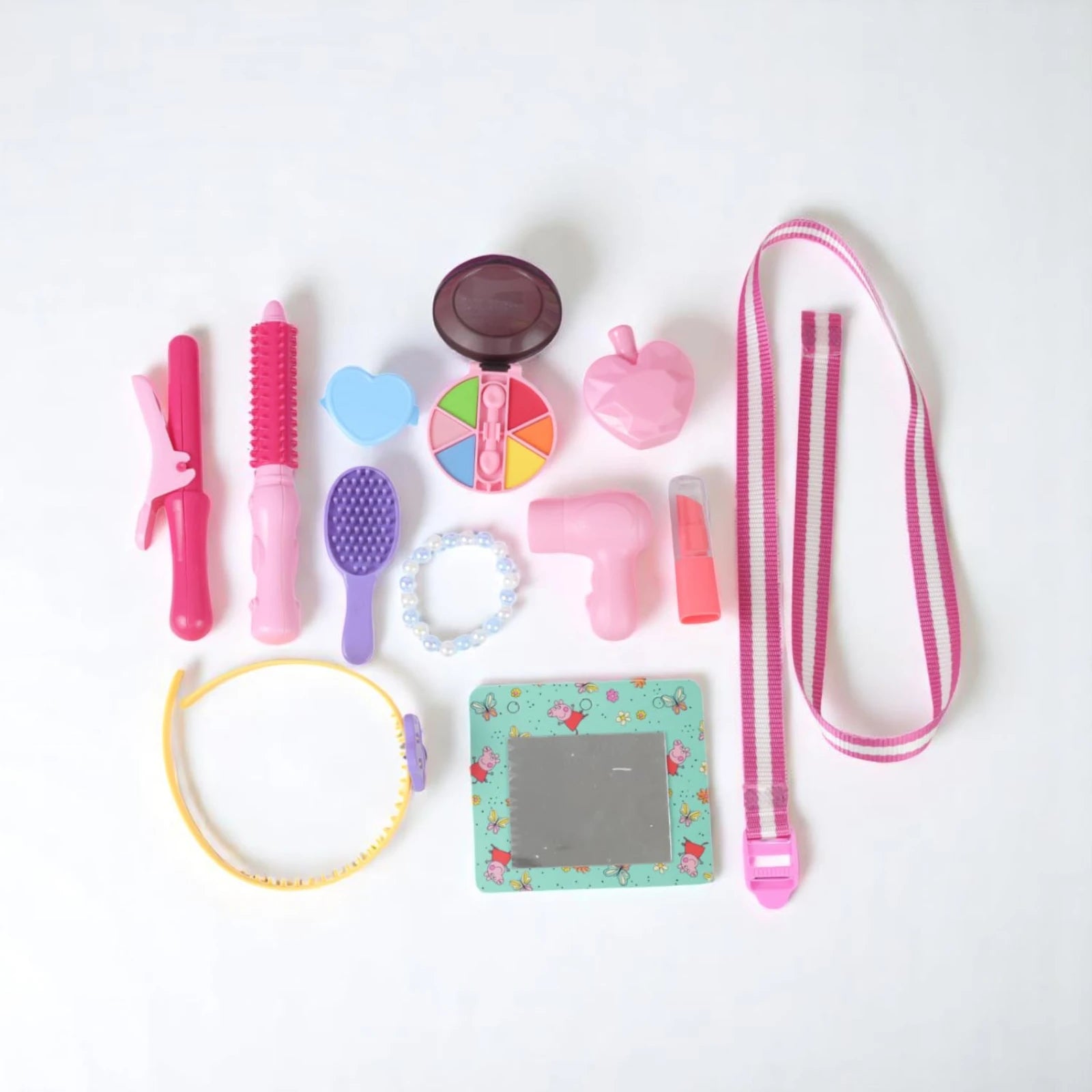 Peppa Pig Beauty Salon Playset – Official Licensed Makeup & Hair Styling Toy with Mirror & 20+ Accessories for Kids