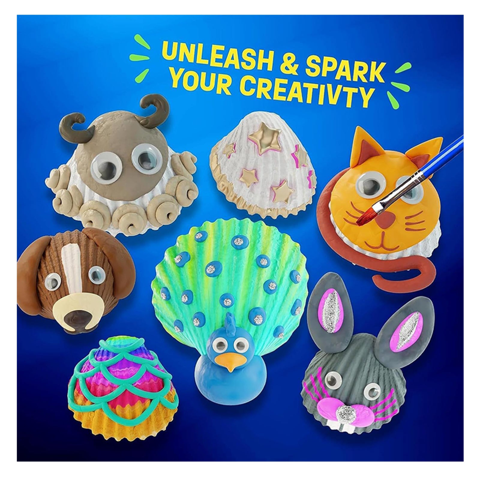 Shell Painting Craft Kit for Kids | Creative Art Activity