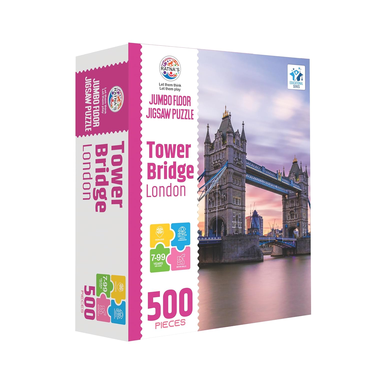 Tower Bridge London Jigsaw Puzzle 500 Pieces - Premium Quality Educational Puzzle